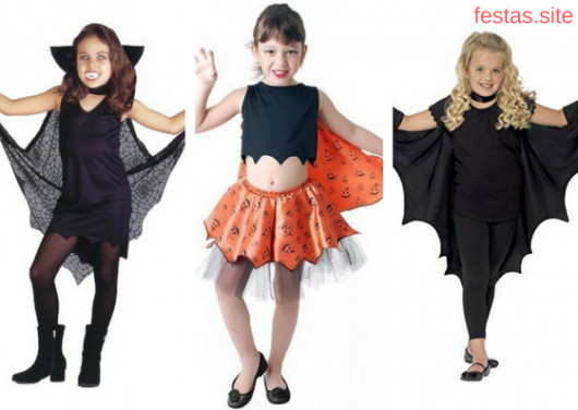 Fantasia vampira improvisada infantil