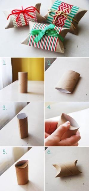 passo a passo lembrancinha de rolo de papel higiênico