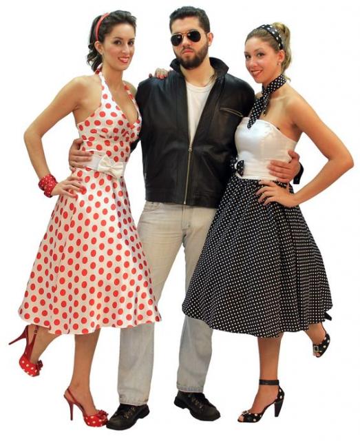 vestido para festa retro