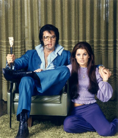 Elvis e Priscilla Presley.