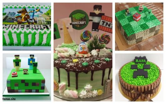 Bolo do Minecraft: + 40 fotos e dicas para festa infantil