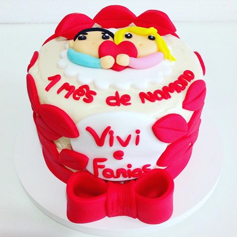 bolo de pasta americana para bodas de beijinho