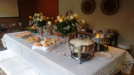 mesa de comidas decoração