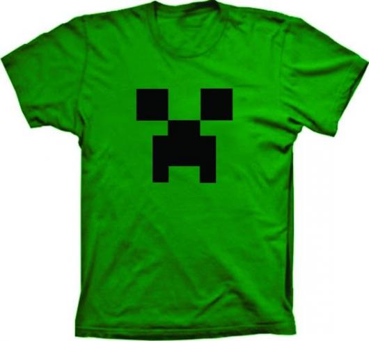 camiseta de minecraft