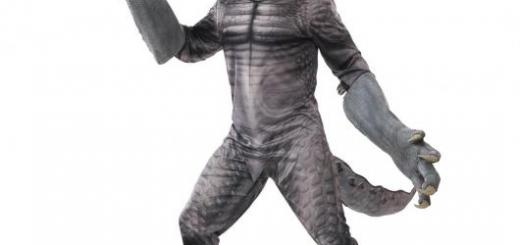 Fantasia de Dinossauro cinza realista