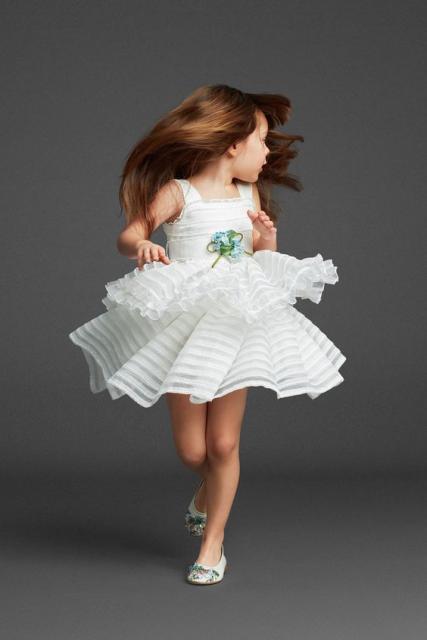 vestido branco infantil