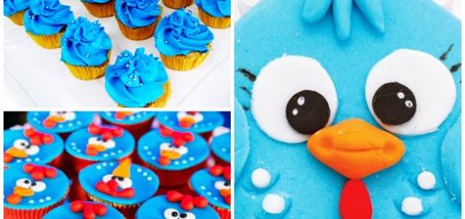 cupcake galinha pintadinha azul