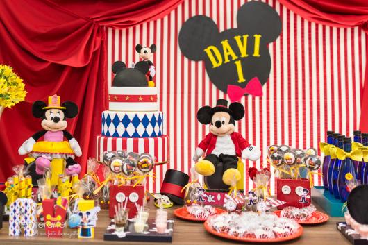 Festa circo vintage Mickey