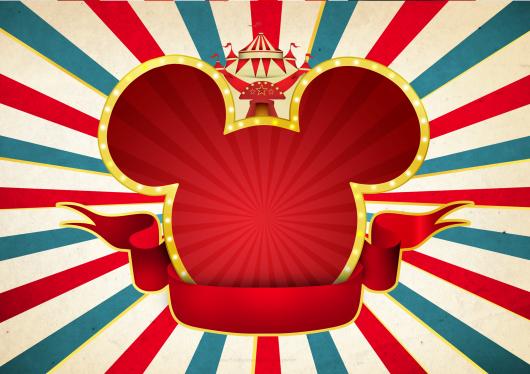 Festa circo Mickey convite