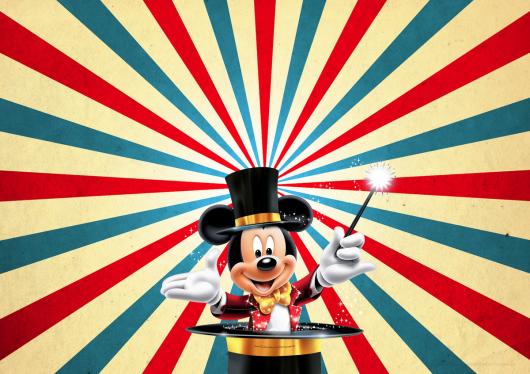 Festa circo Mickey mágico convite