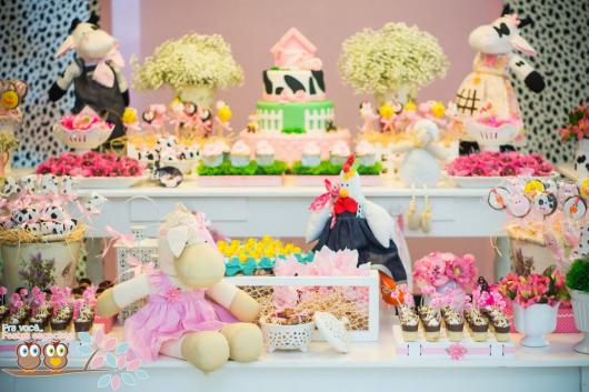 Festa Fazendinha baby rosa
