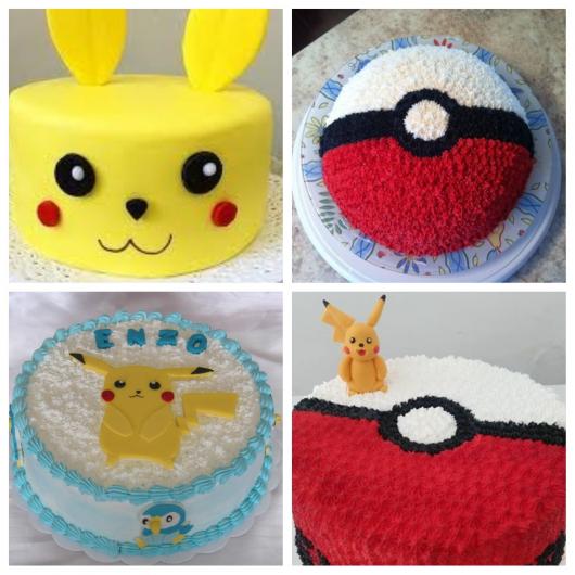 dicas de bolos para festa Pokémon