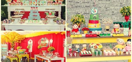 Festa Turma da Mônica modelos de decoração simples