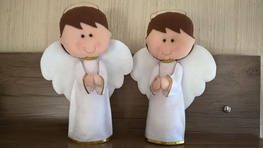 Lembrancinhas para padrinhos de batismo anjinhos