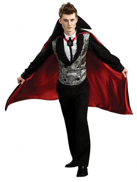 Fantasia de Halloween para casais – Fantasia de vampiro masculina