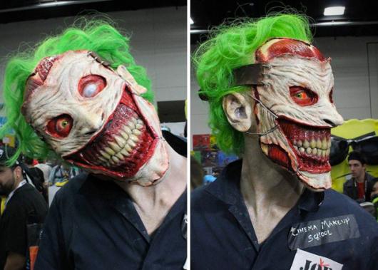 Fantasia Máscara de Bruxa Horrível Assustador Coringa Cosplay Zumbi Malvado  Palhaço Bruxa Assustadora Máscara Máscaras de Terror