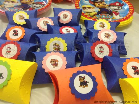 Lembrancinhas Patrulha Canina Simples em formato de envelope para doces