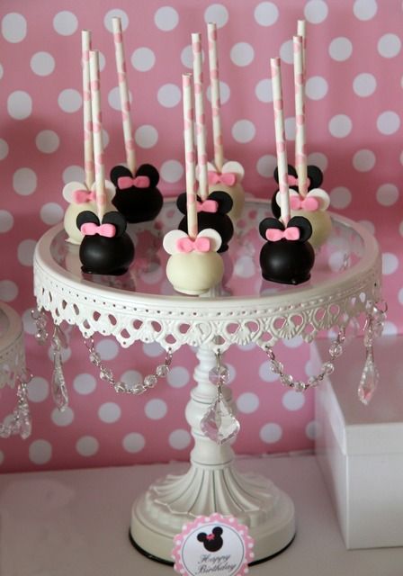 Pop Cake da Minnie rosa