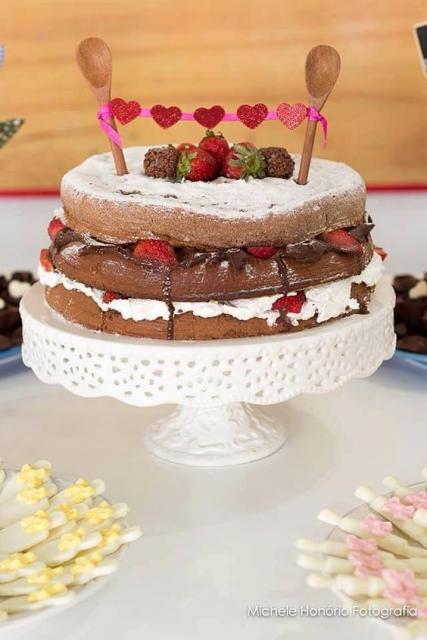 naked cake simples