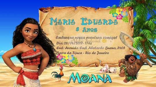 11 ideias de Tonton  convite da moana, moana festa infantil, moana