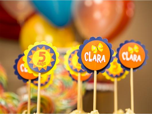 topper personalizado para cupcake Show da Luna