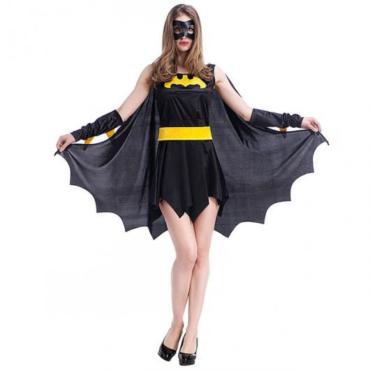 Fantasia Batgirl com capa e meia pata