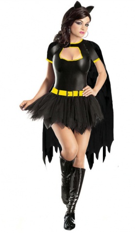 Fantasia Batgirl com orelhas de morcego