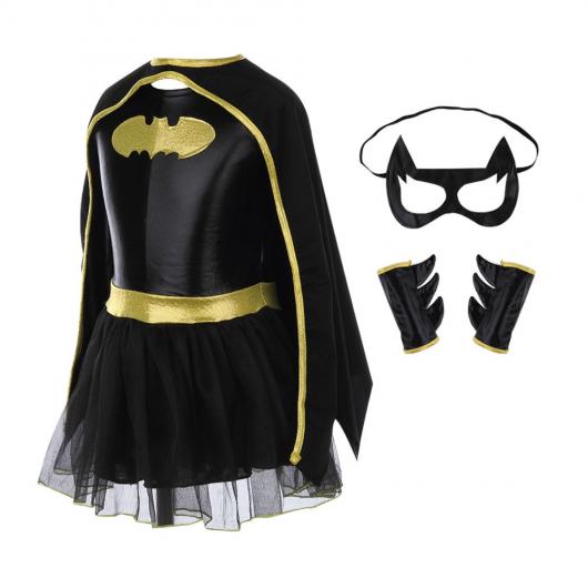 Fantasia Batgirl infantil com máscara