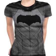 Fantasia Batgirl improvisada camiseta estampada preta e cinza