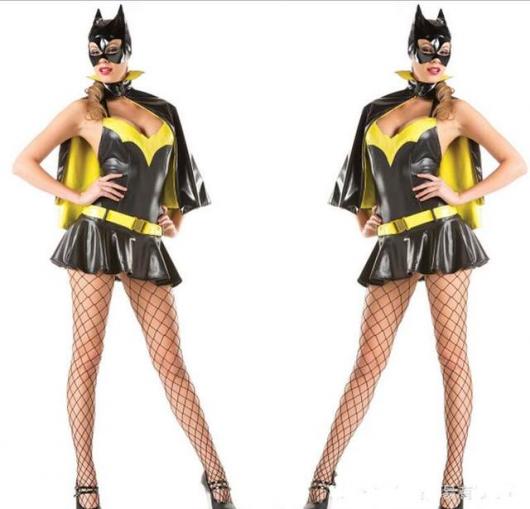 Fantasia Batgirl com meia rastão