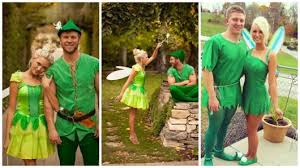 Fantasia Sininho e Peter Pan para casal