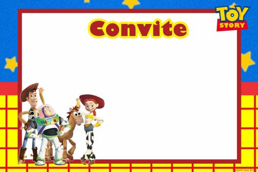 Festa Toy Story convite cartão para imprimir em casa