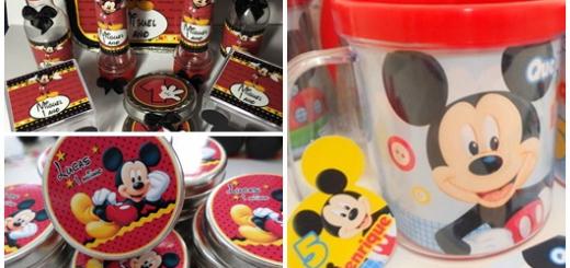 Fotos e Ideias de Lembrancinhas Personalizadas Mickey