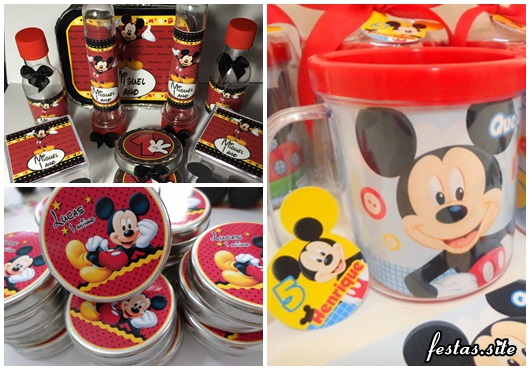 Fotos e Ideias de Lembrancinhas Personalizadas Mickey