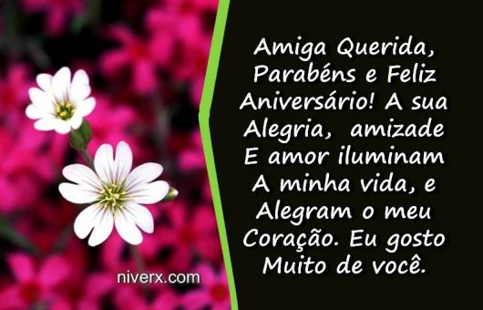 Featured image of post Mensagem De Feliz Aniversario Para Amiga Querida Voc filho voc que sempre ser a minha maior alegria sempre amado e o hoje vai ser uma festa bolo e guaran muito doce pra voc o seu anivers rio vamos festejar e os amigos receber mil felicidades e amor no cora o que