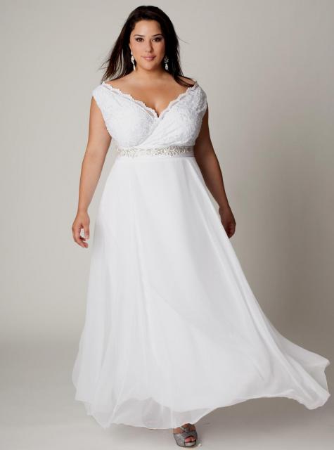 vestido de noiva barato plus size