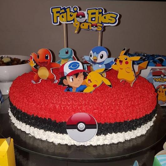 bolo pokemon 2 andares #bolo #bolopokemon #pokémon #festapokemon  #decoraçãopokemon