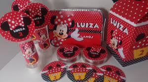 kit festa minnie vermelho
