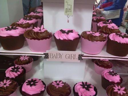 cupcake rosa para festa de aniversário