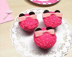 cupcake rosa festa minnie mouse