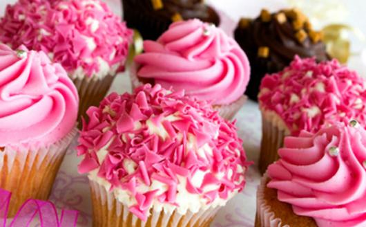 fotos de cupcake rosa