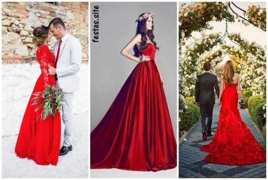 casamento vestido vermelho