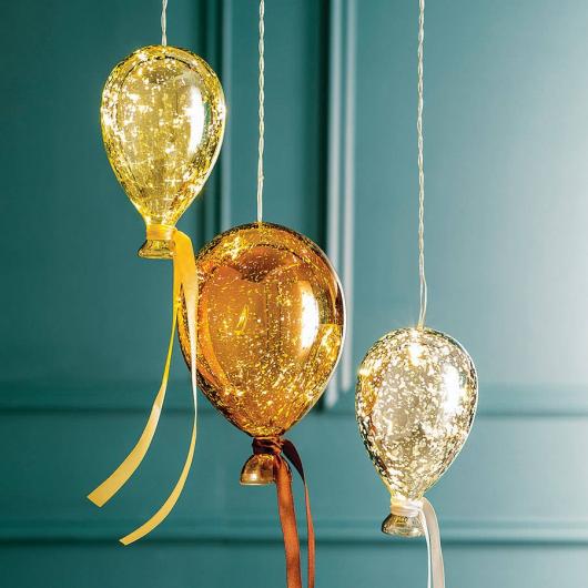 Balões Metalizados dourados e prata