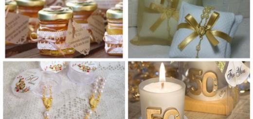 lembrança bodas de ouro