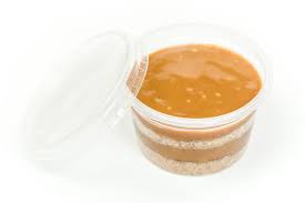  Bolo no Pote com recheio de doce de leite