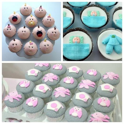cupcakes para chá de fraldas