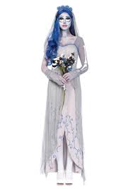 Fantasia Noiva Cadáver com cabelo azul