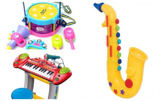 Dicas de instrumentos musicais de brinquedo
