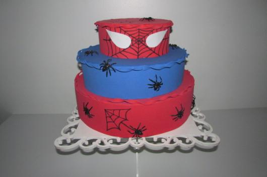 bolo fake homem aranha