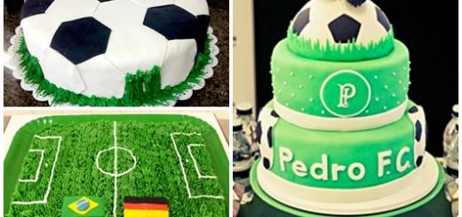 Bolo personalizado futebol inspirações